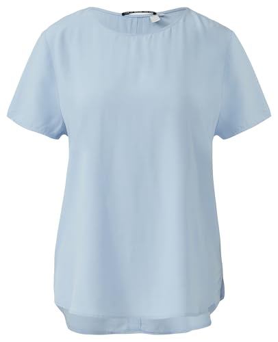 QS Damen 2162738 Blusenshirt Kurzarm, hellblau, 44 QS Damen 2162738 Blusenshirt Kurzarm, hellblau, 44 von QS