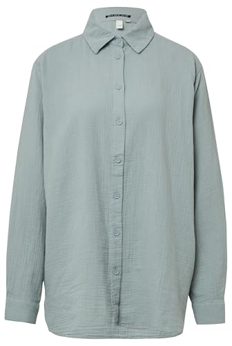 QS Damen 2165941 Bluse Langarm, salbeigrün, 42 von QS