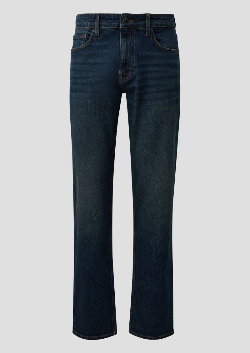 QS - Denim Pete/ Regular Fit / Mid Rise / Straight Leg, Herren, blau von QS