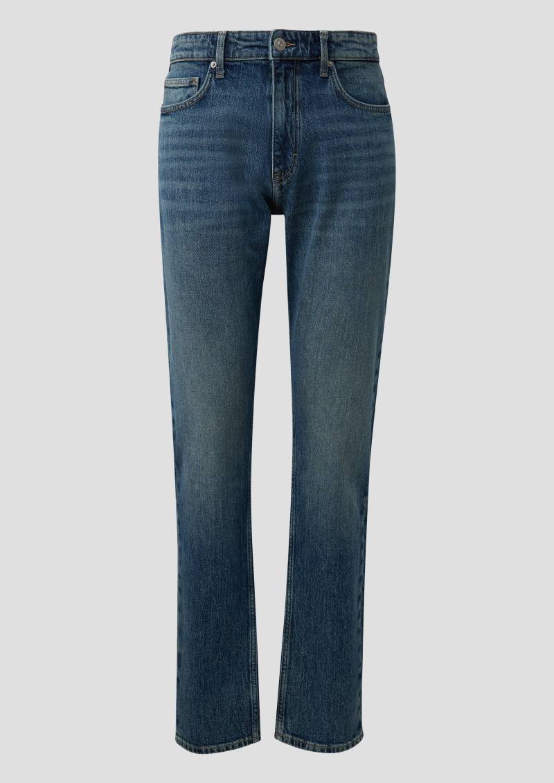 QS - Denim Pete/ Regular Fit / Mid Rise / Straight Leg, Herren, blau von QS
