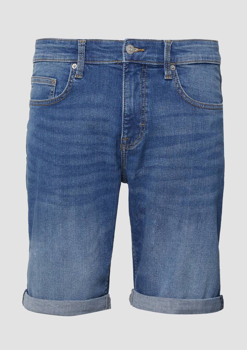 QS - Jeans-Shorts John / Regular Fit / Mid Rise, Herren, blau QS - Jeans-Shorts John / Regular Fit / Mid Rise, Herren, blau von QS