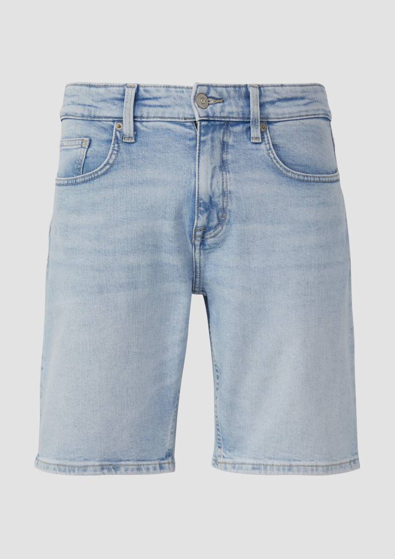 QS - Denimshorts John / Regular Fit / Mid Rise, Herren, blau von QS