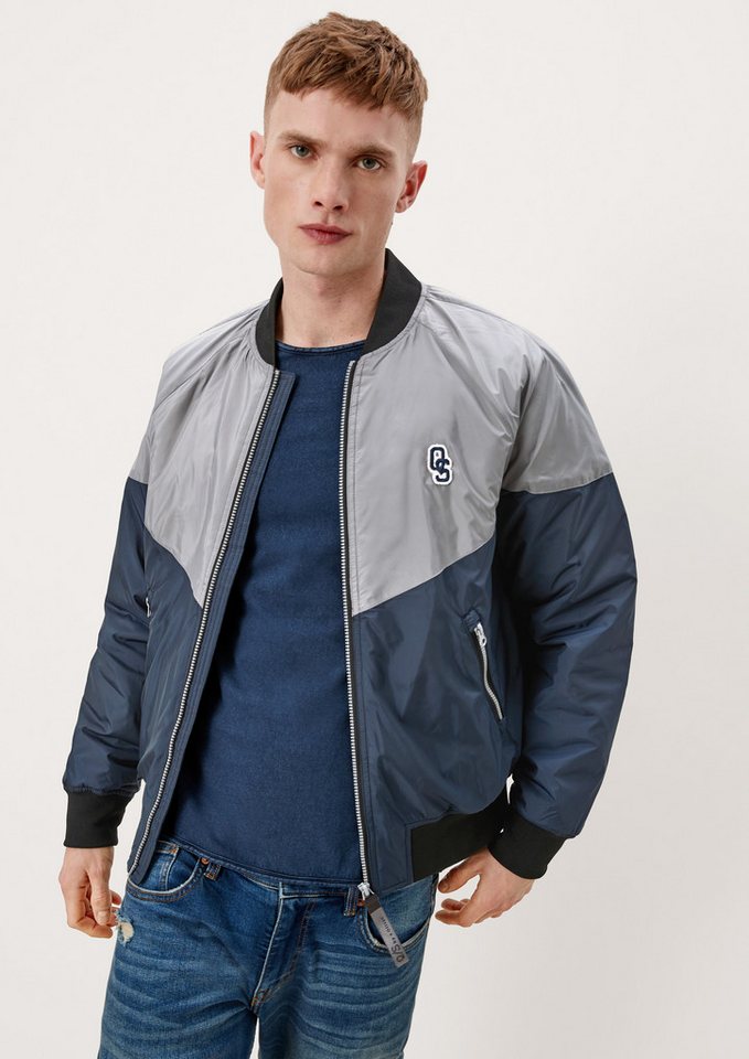 QS Funktionsjacke Outdoor-Jacke Bomberjacke mit Colourblocking (1-St) von QS