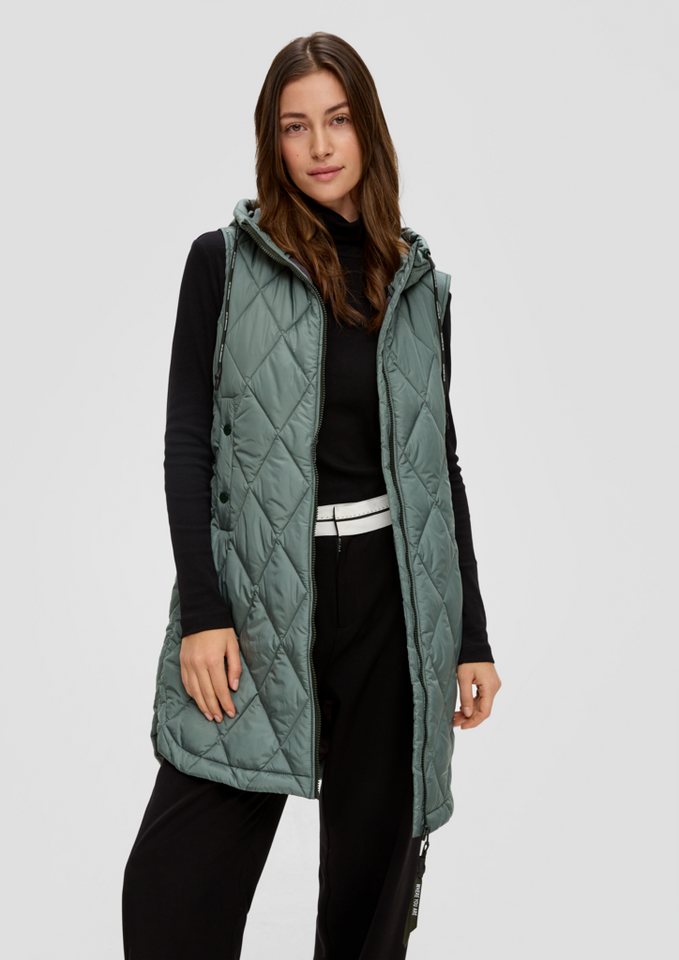 QS Funktionsweste Leichte Steppjacke mit Kapuze von QS