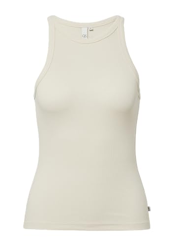 QS Geripptes Tanktop helles Sand M von QS