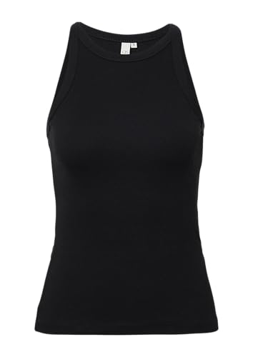 QS Geripptes Tanktop schwarz M von QS