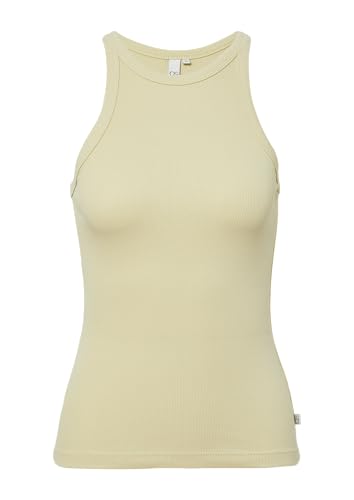 QS Geripptes Tanktop vanille M von QS