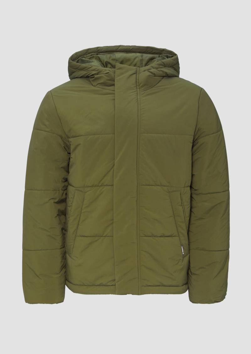 QS - Gesteppte Outdoor-Jacke mit Kapuze, Herren, Grün von QS