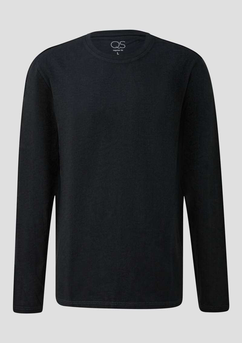 QS - Gewaschenes Longsleeve, Herren, schwarz QS - Gewaschenes Longsleeve, Herren, schwarz von QS