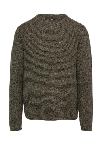QS Herren 2157974 Pullover mit Rippstruktur, 79W0, Small von QS