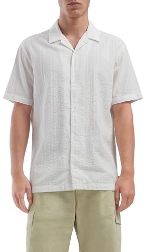 QS Herren 2168226 Hemd Kurzarm, Weiß, Large QS Herren 2168226 Hemd Kurzarm, Weiß, Large von QS