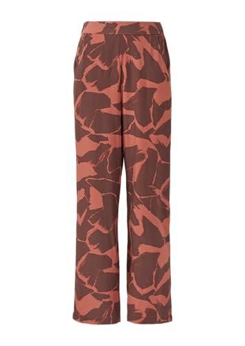 QS High-Rise-Hose mit Print aus Viskose Papaya 40 von QS