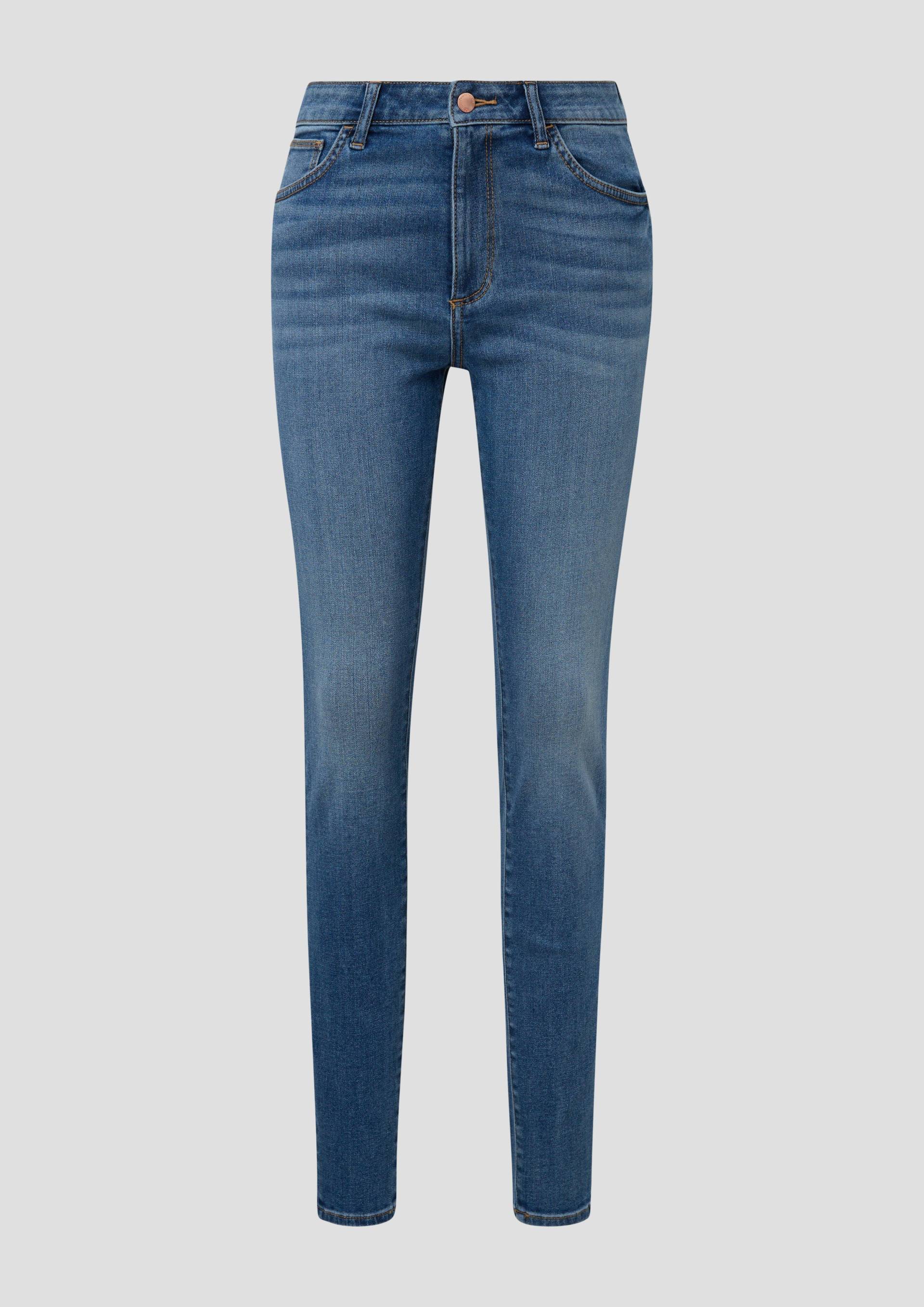 QS - Jeans / Super Skinny Fit / High Rise / Skinny leg, Damen, blau von QS
