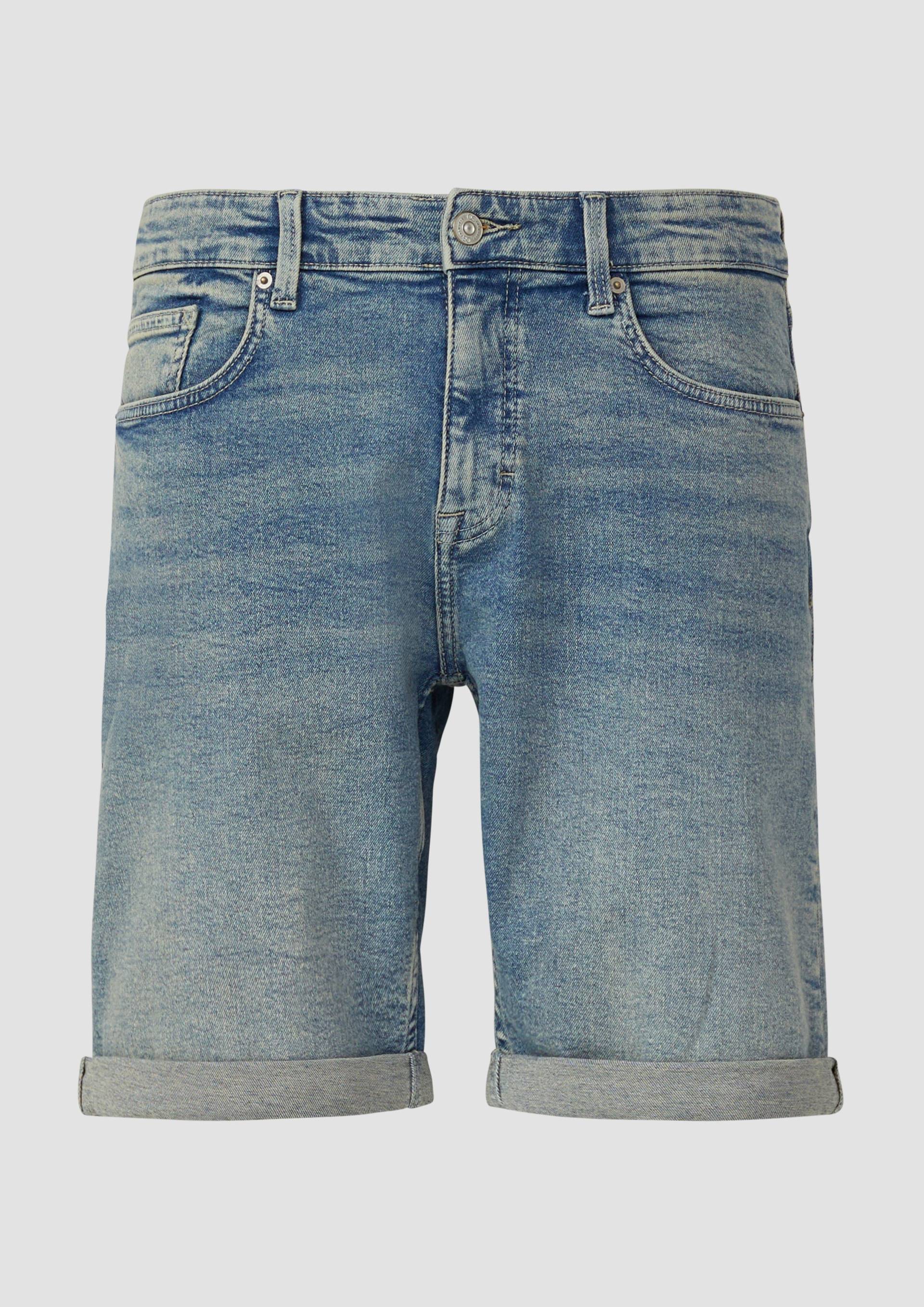 QS - Jeans-Shorts John / Regular Fit / Mid Rise, Herren, blau QS - Jeans-Shorts John / Regular Fit / Mid Rise, Herren, blau von QS