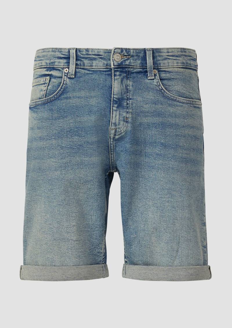 QS - Jeans-Shorts John / Regular Fit / Mid Rise, Herren, blau QS - Jeans-Shorts John / Regular Fit / Mid Rise, Herren, blau von QS
