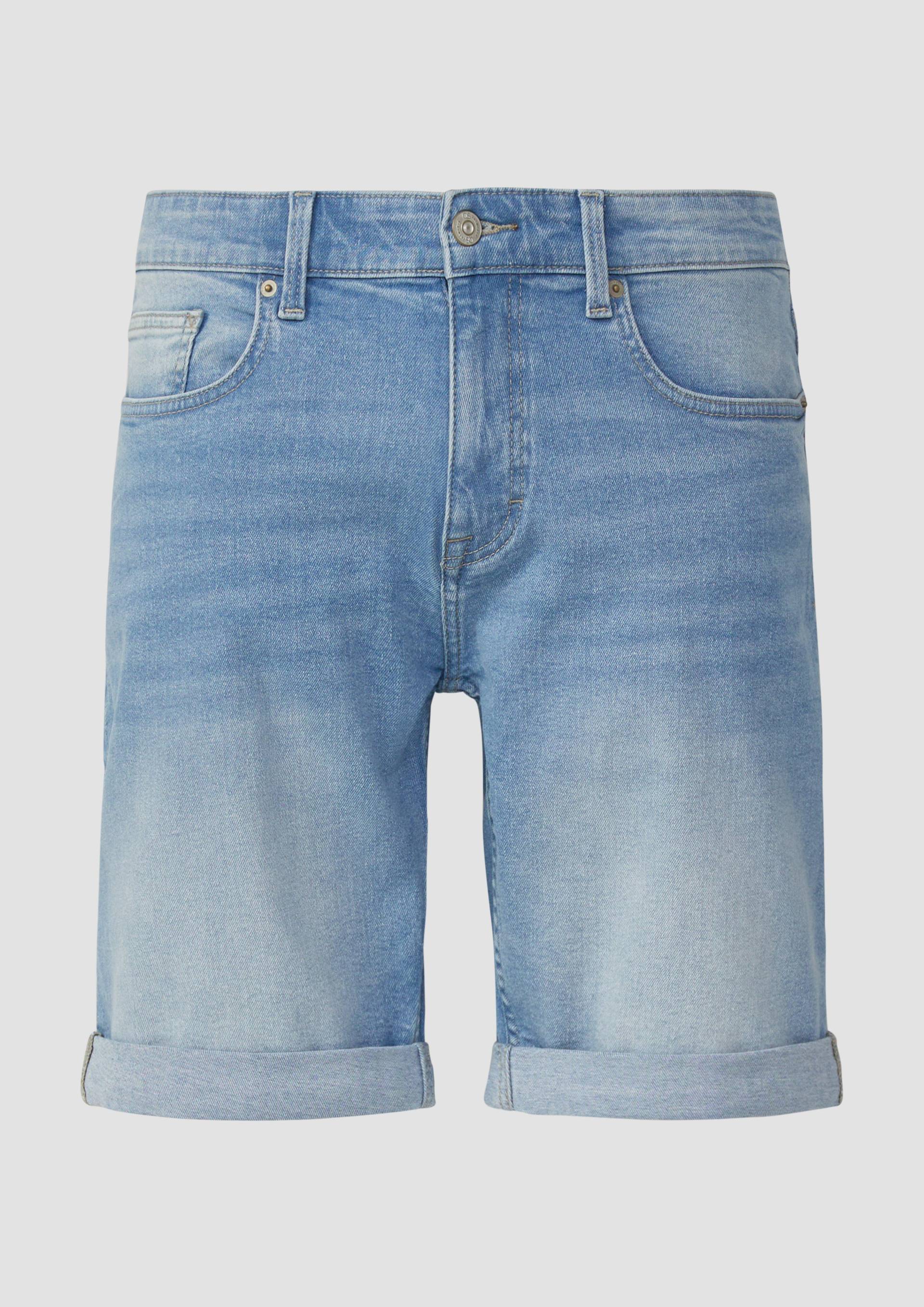 QS - Jeans-Shorts John / Regular Fit / Mid Rise, Herren, blau QS - Jeans-Shorts John / Regular Fit / Mid Rise, Herren, blau von QS