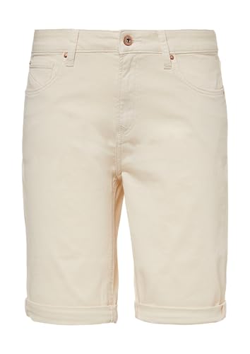 QS Jeans-Bermuda Catie/Slim Fit/Mid Rise helles Sand 34 von QS
