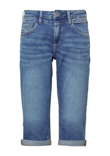 QS Jeans Catie/Slim Fit/Mid Rise/Capri Length blau 40 von QS