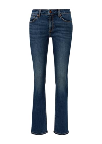 QS Jeans Catie/Slim Fit/Mid Rise/Straight Leg dunkelblau 36/32 von QS