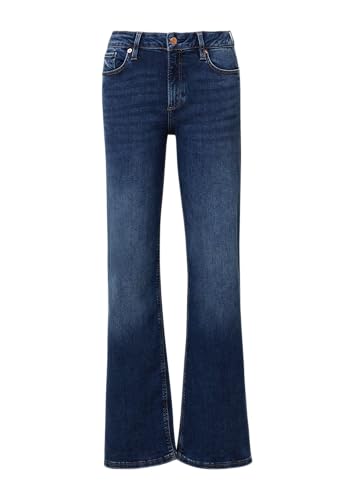 QS Jeans Catie/Slim Fit/Mid Rise/Wide Leg/Superstretch dunkelblau 44/34 von QS