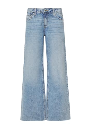 QS Jeans Catie/Slim Fit/Mid Rise/Wide Leg x Vanessa Mai blau 44/32 von QS