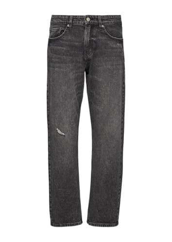 QS Jeans Pete/Regular Fit/Mid Rise/Straight Leg Graphit 30/32 von QS
