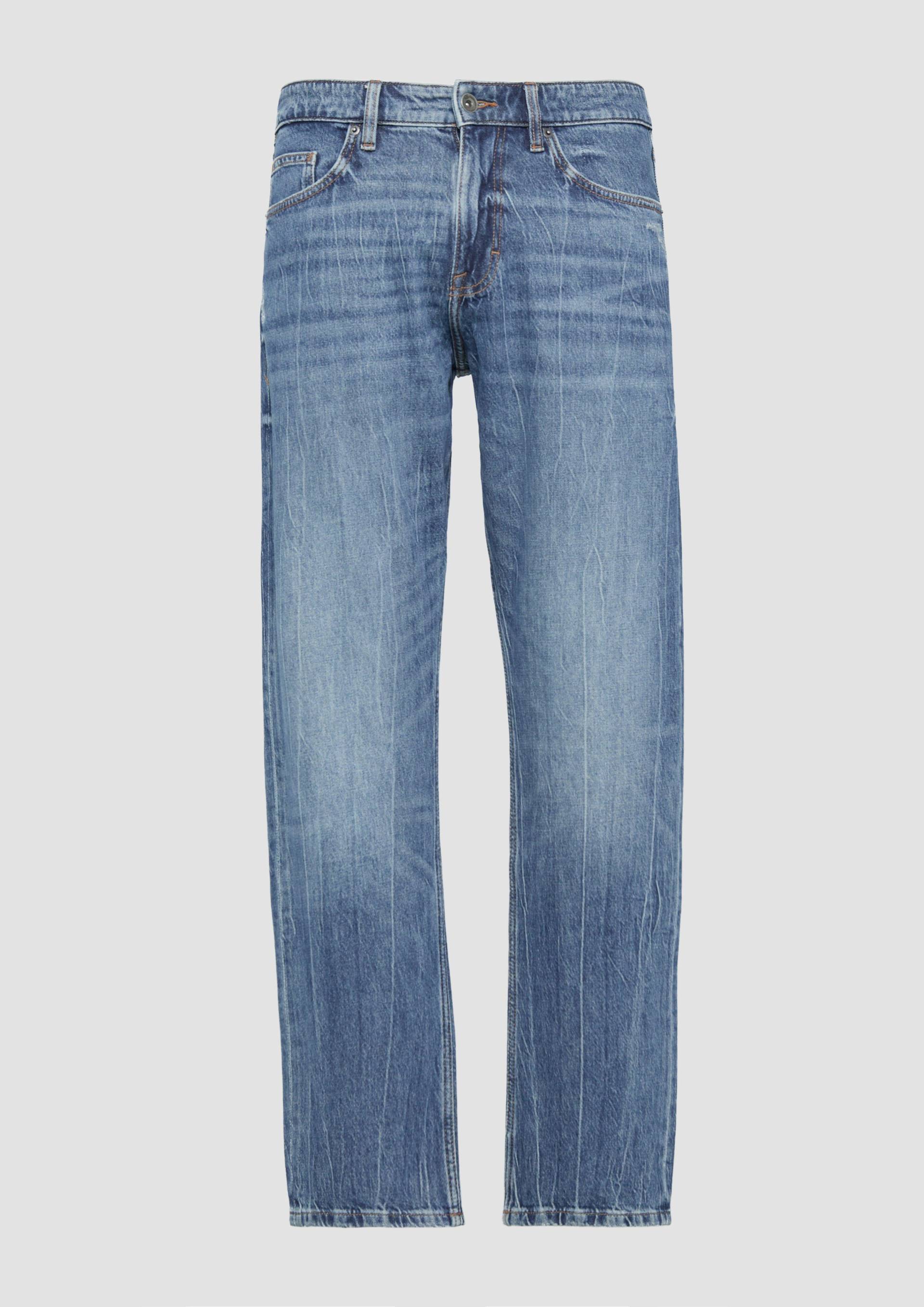 QS - Jeans Pete / Regular Fit / Mid Rise / Straight Leg, Herren, blau QS - Jeans Pete / Regular Fit / Mid Rise / Straight Leg, Herren, blau von QS