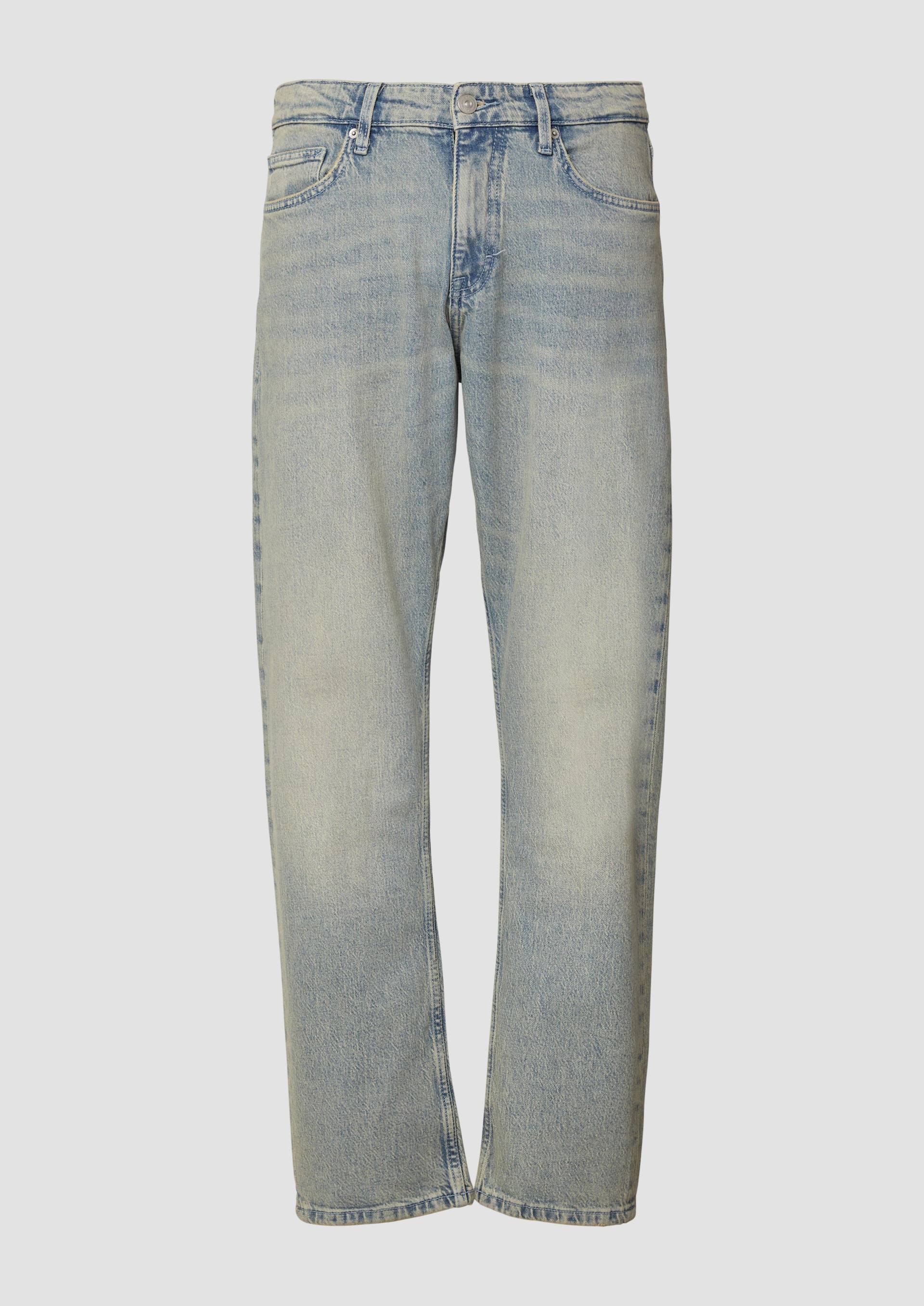 QS - Jeans Pete / Regular Fit / Straight Leg / Mid Rise, Herren, blau QS - Jeans Pete / Regular Fit / Straight Leg / Mid Rise, Herren, blau von QS