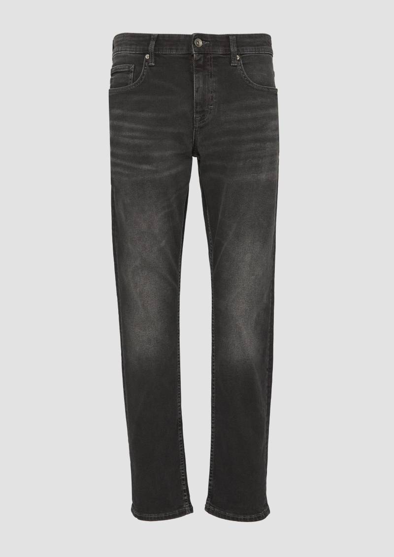 QS - Jeans Rick / Slim Fit / Mid Rise / Slim Leg, Herren, grau von QS