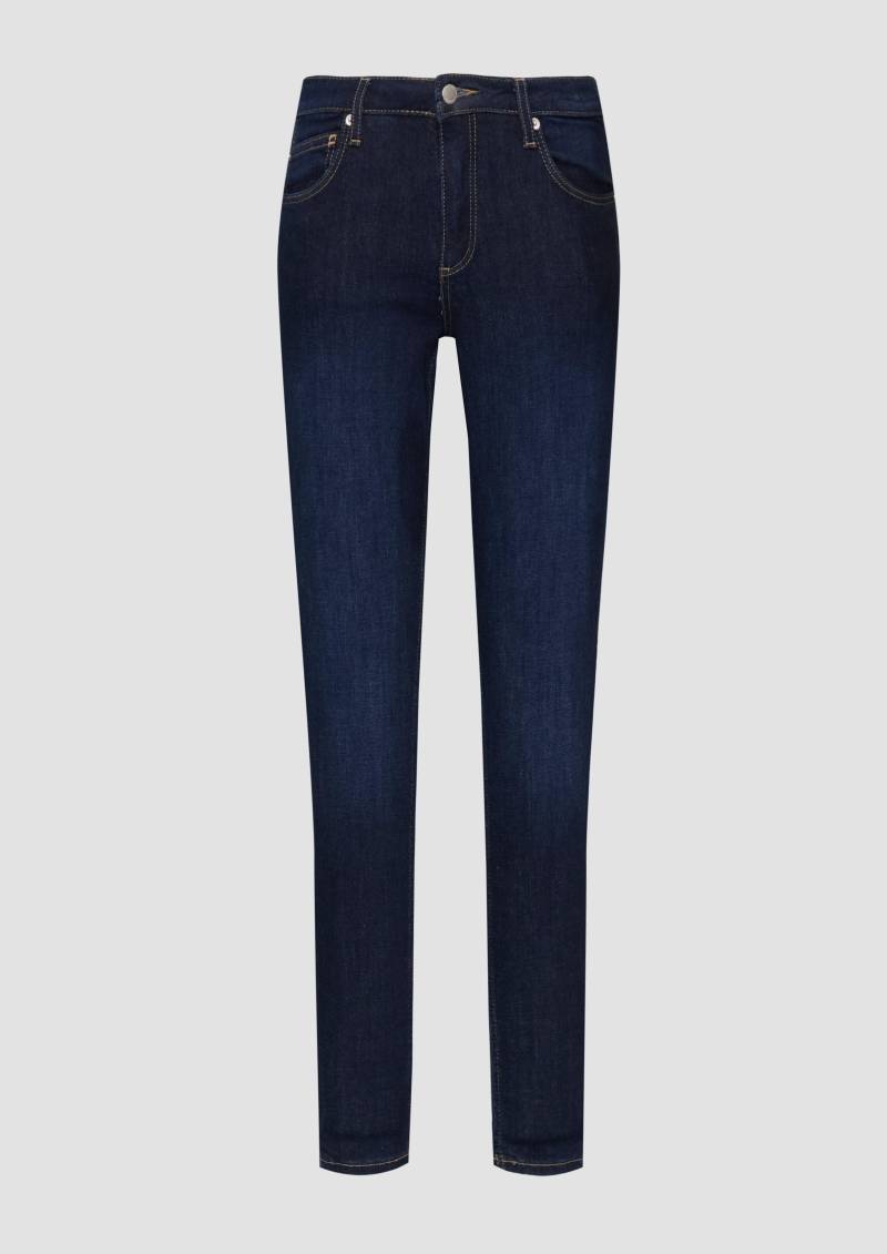QS - Jeans Sadie / Skinny Fit / Mid Rise / Skinny Leg, Damen, blau von QS