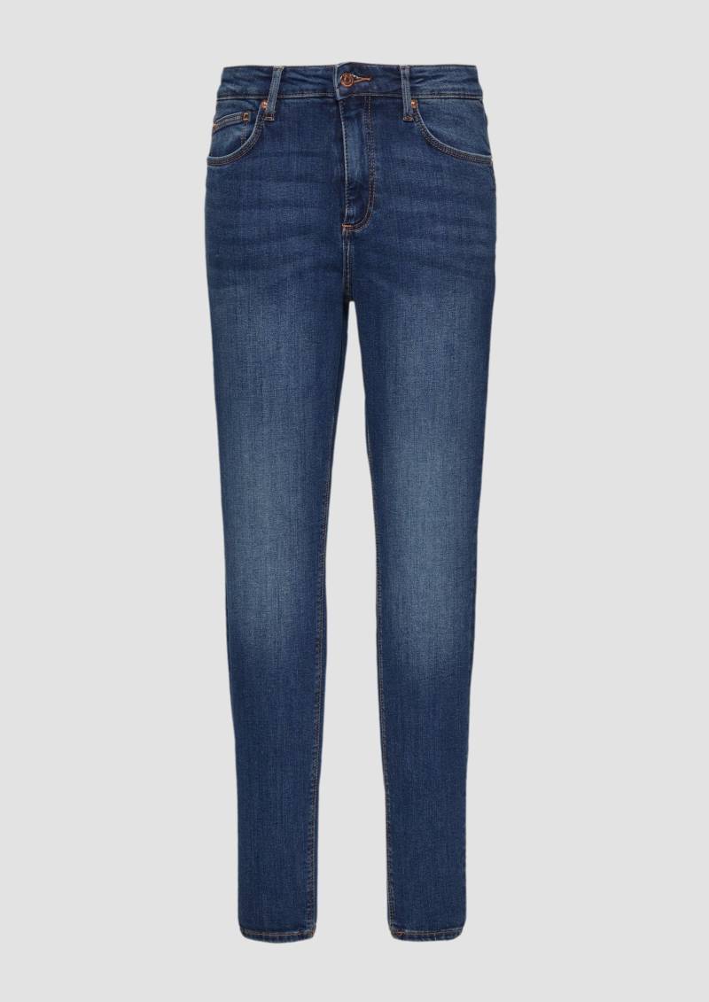QS - Jeans Sadie / Skinny Fit / High Rise / Skinny Leg, Damen, blau von QS