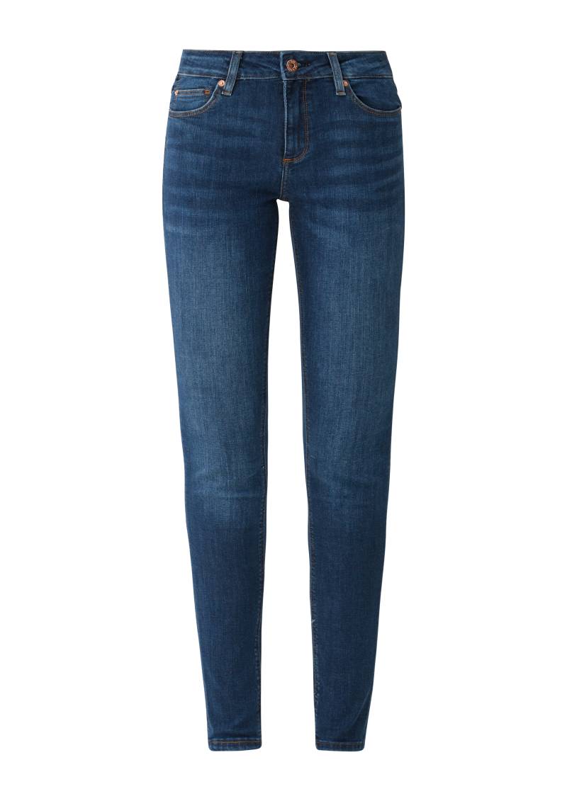 QS - Jeans Sadie / Skinny Fit / Mid Rise / Skinny Leg, Damen, blau QS - Jeans Sadie / Skinny Fit / Mid Rise / Skinny Leg, Damen, blau von QS