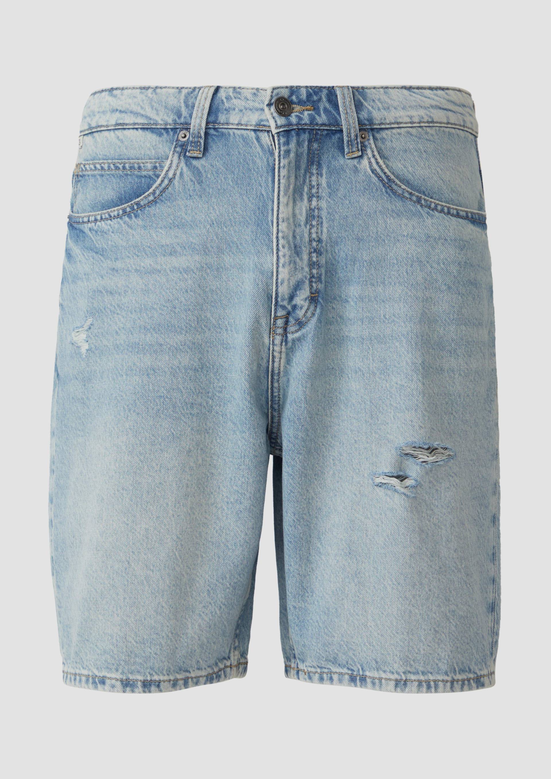 QS - Jeans-Shorts / Loose Fit / Mide Rise, Herren, blau QS - Jeans-Shorts / Loose Fit / Mide Rise, Herren, blau von QS