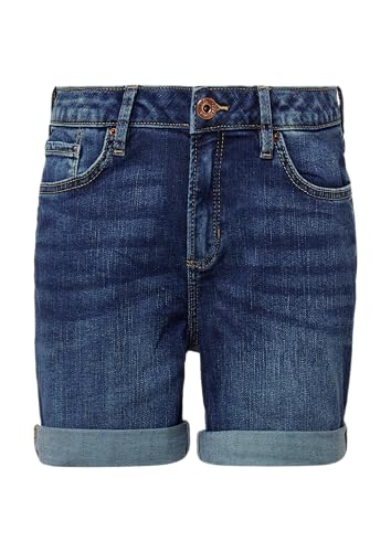 QS Jeans-Shorts Abby/Slim Fit/Mid Rise dunkelblau 38 von QS