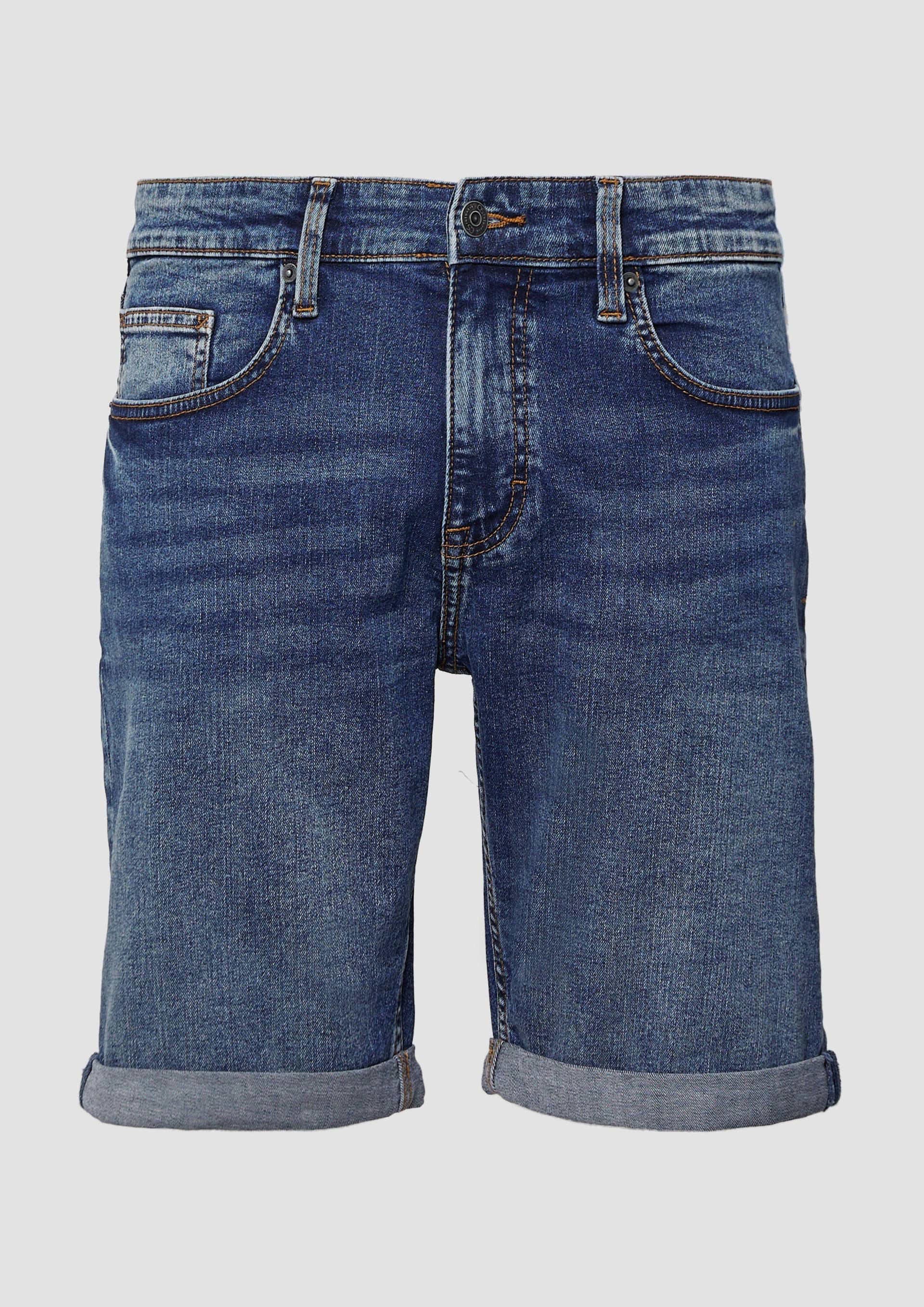 QS - Jeans-Shorts John / Regular Fit / Mid Rise, Herren, blau QS - Jeans-Shorts John / Regular Fit / Mid Rise, Herren, blau von QS