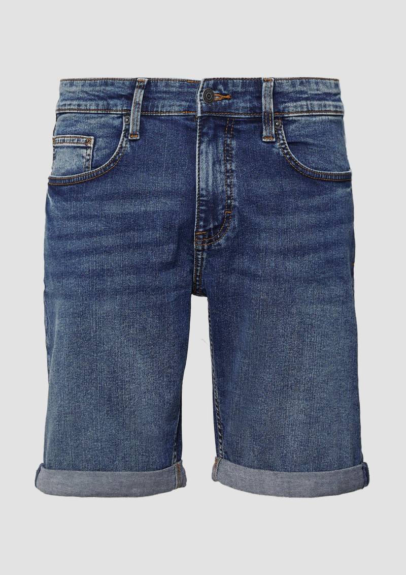 QS - Jeans-Shorts John / Regular Fit / Mid Rise, Herren, blau QS - Jeans-Shorts John / Regular Fit / Mid Rise, Herren, blau von QS