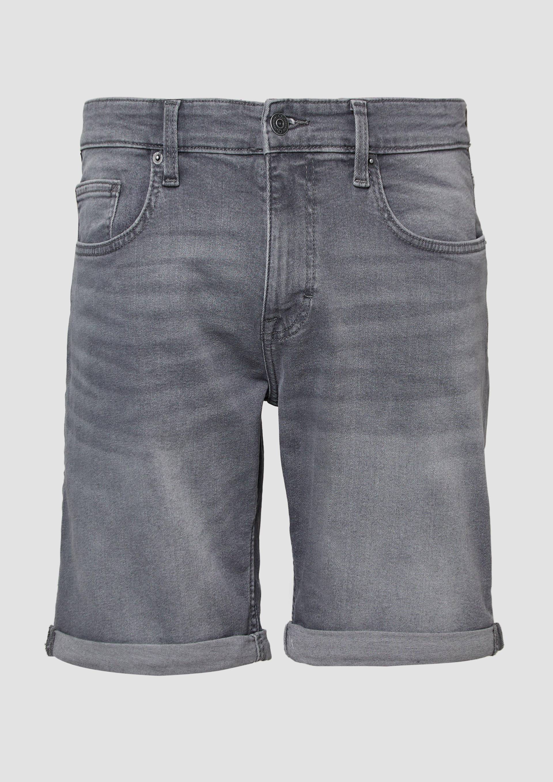 QS - Jeans-Shorts John / Regular Fit / Mid Rise, Herren, grau QS - Jeans-Shorts John / Regular Fit / Mid Rise, Herren, grau von QS