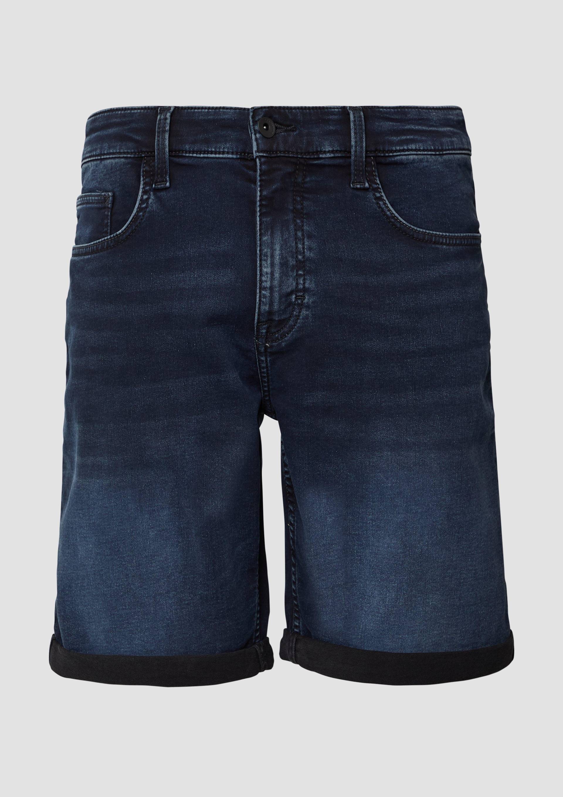 QS - Jeans-Shorts John / Regular Fit / Mid Rise / Komfort-Stretch, Herren, blau QS - Jeans-Shorts John / Regular Fit / Mid Rise / Komfort-Stretch, Herren, blau von QS
