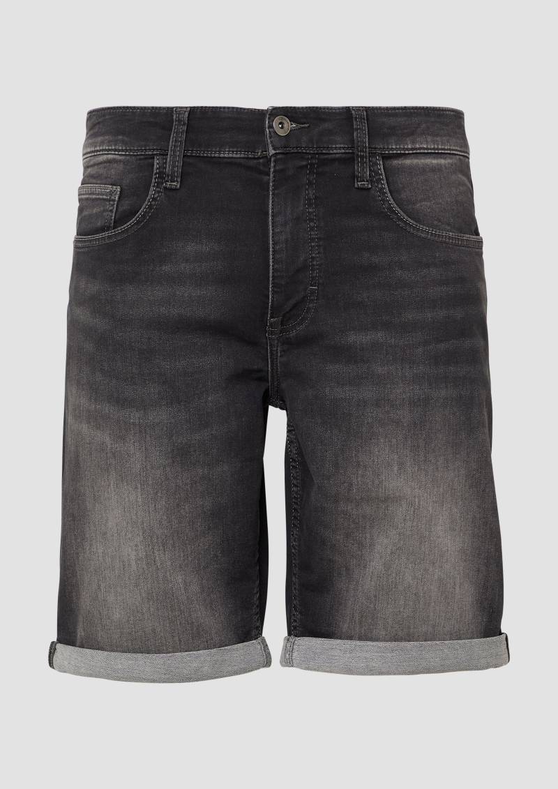 QS - Jeans-Shorts John / Regular Fit / Mid Rise / Komfort-Stretch, Herren, grau QS - Jeans-Shorts John / Regular Fit / Mid Rise / Komfort-Stretch, Herren, grau von QS