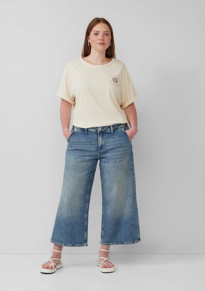 QS Jeansshorts Jeans-Hose Jeans-Culotte Catie / Slim Fit / Mid Rise von QS
