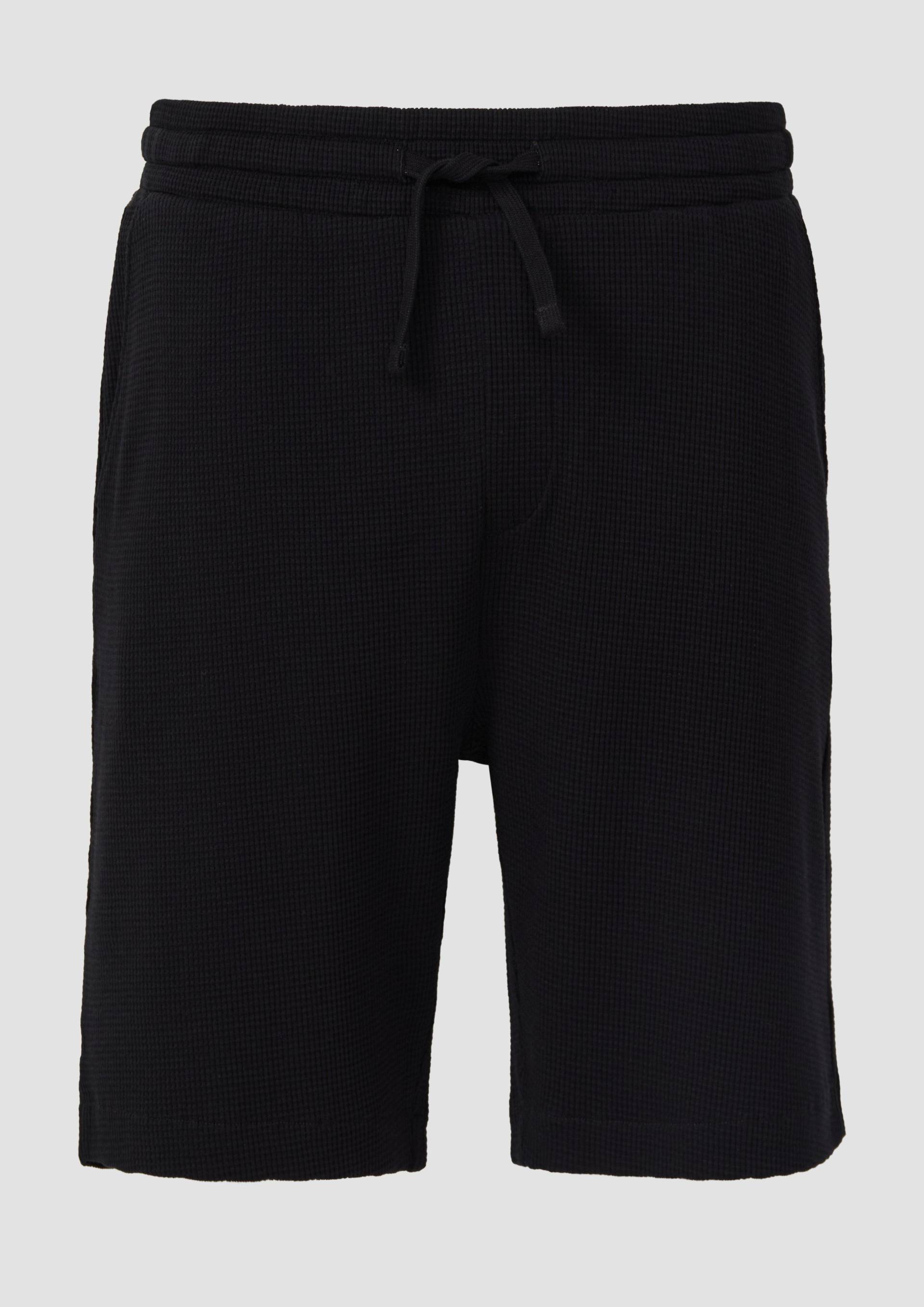 QS - Jogpants aus Waffelpiqué, Herren, schwarz QS - Jogpants aus Waffelpiqué, Herren, schwarz von QS