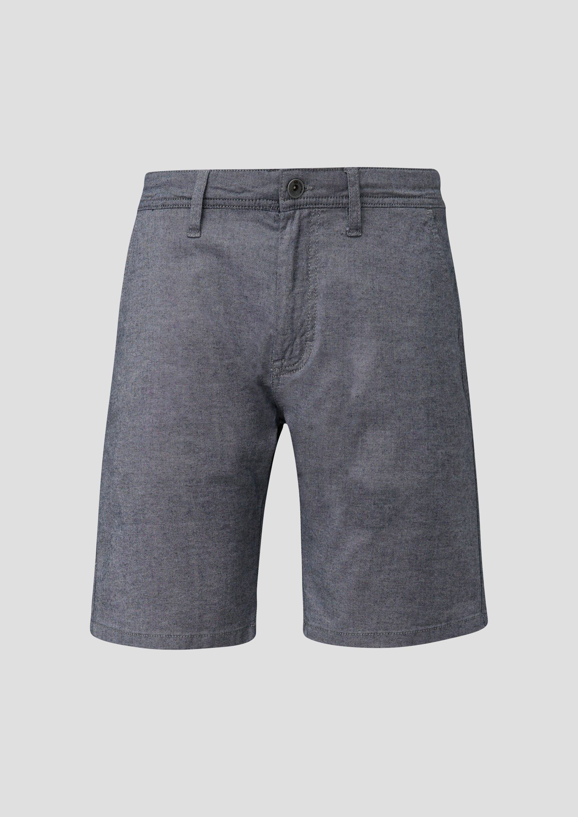 QS - John: Chino-Shorts im Regular-Fit, Herren, grau von QS