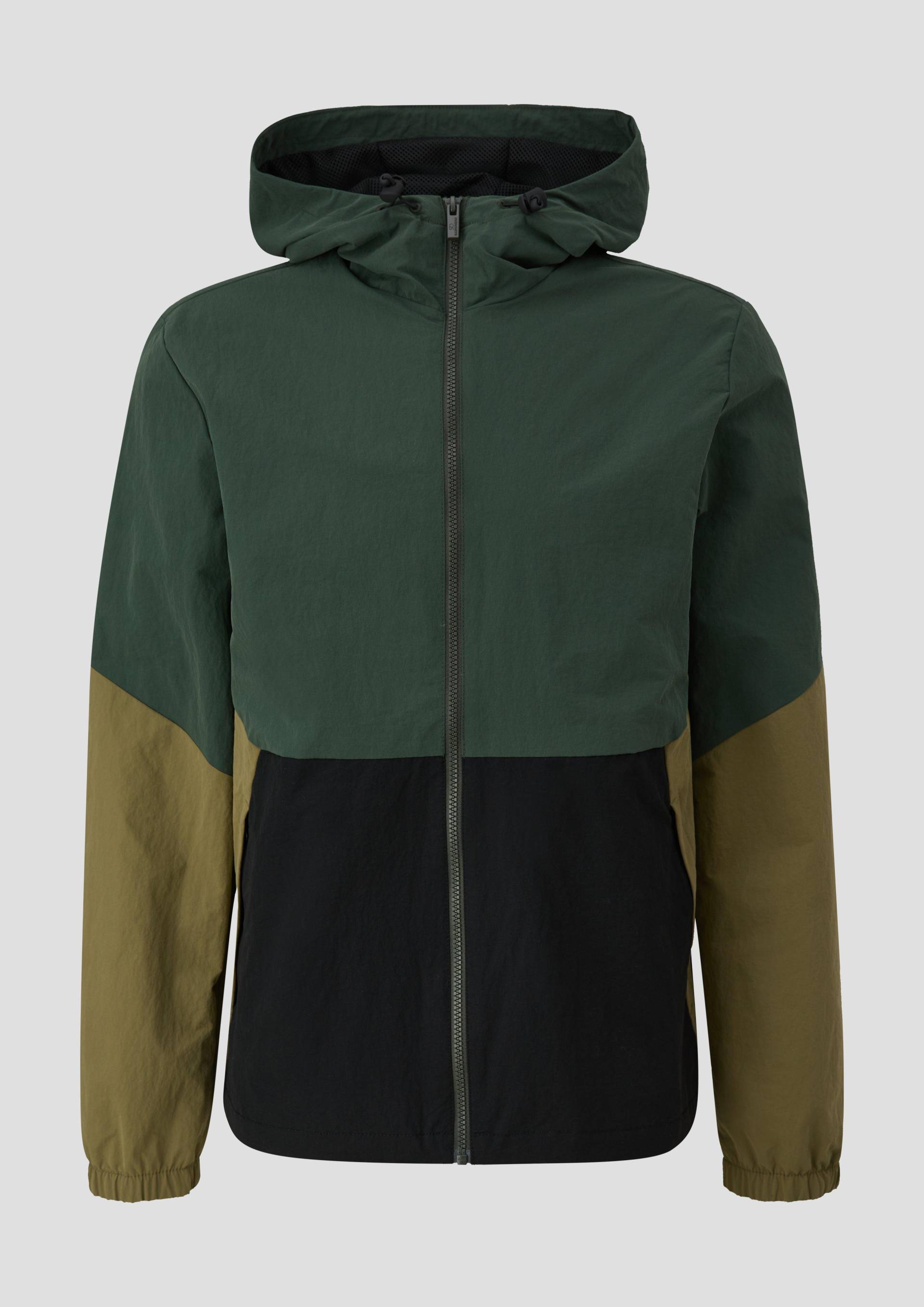 QS - Kapuzenjacke aus Nylon, Herren, Grün QS - Kapuzenjacke aus Nylon, Herren, Grün von QS