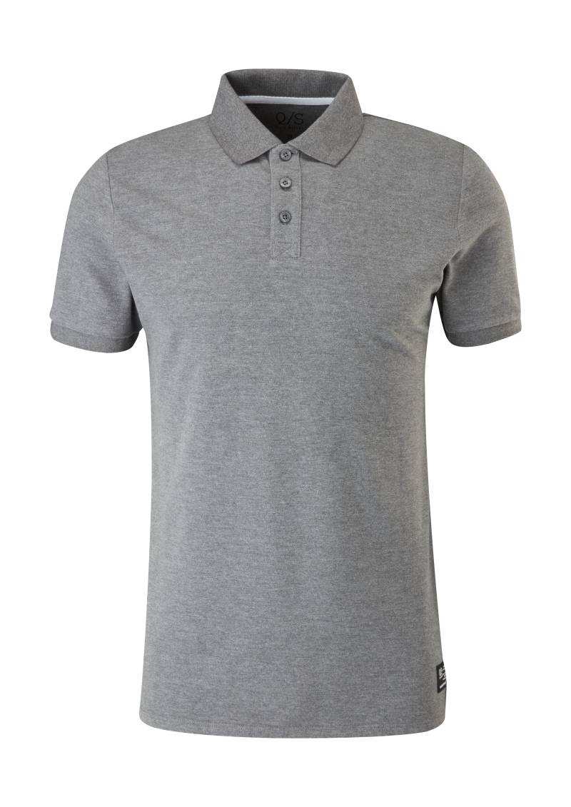 QS - Klassisches Poloshirt, Herren, grau von QS