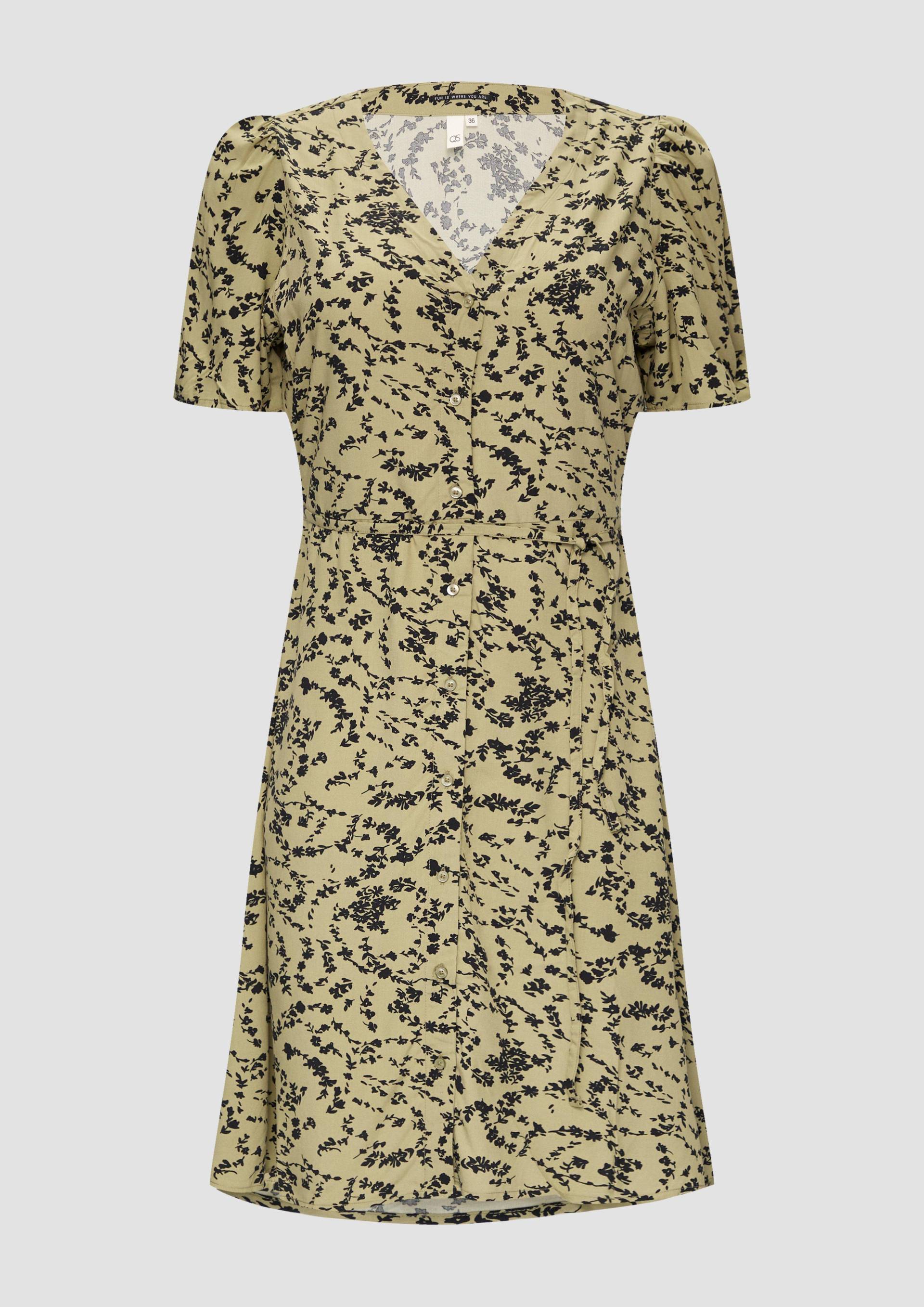 QS - Kleid aus Viskose, Damen, grün von QS