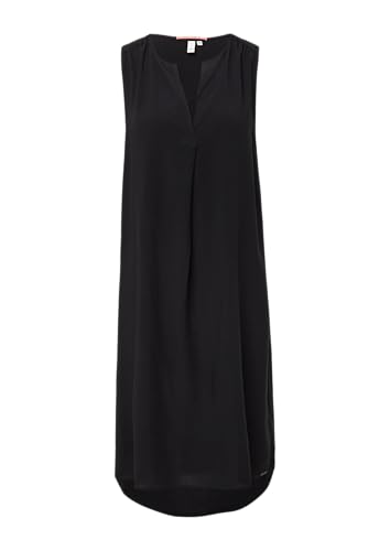 QS Knielanges Viskosekleid schwarz 42 von QS