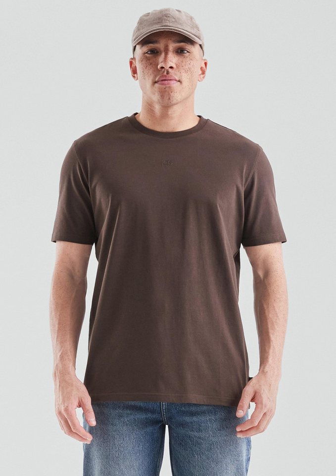 QS Kurzarmshirt T-Shirt T-Shirt mit Logo-Print von QS