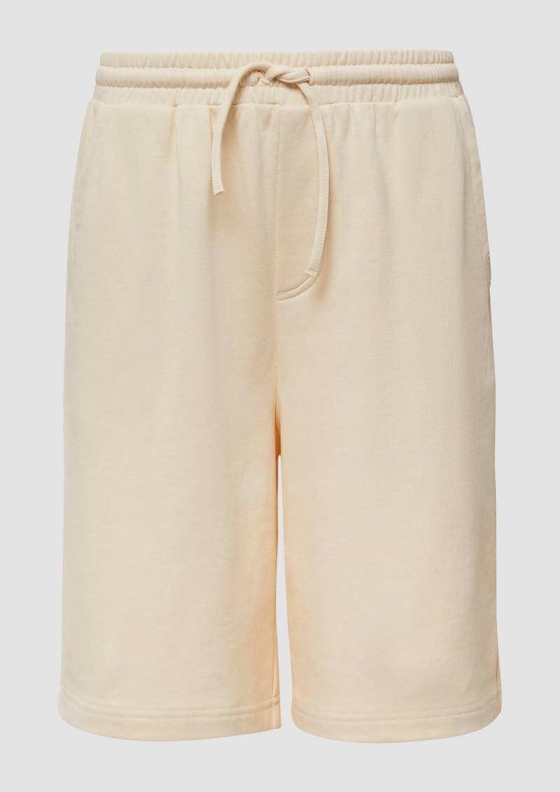 QS - Lässige Bermudashorts aus Sweat | QS x Vanessa Mai, Damen, creme von QS