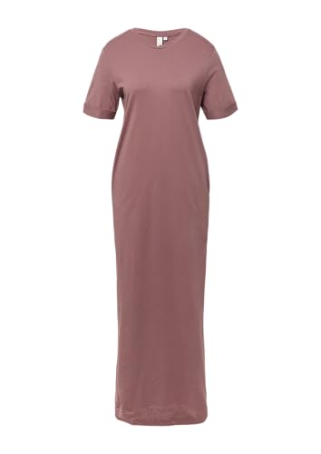 QS Langes Jerseykleid aus Baumwolle Altrosa XL von QS