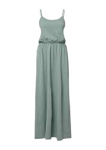QS Langes Kleid mit Spaghettiträgern salbeigrün 42 von QS
